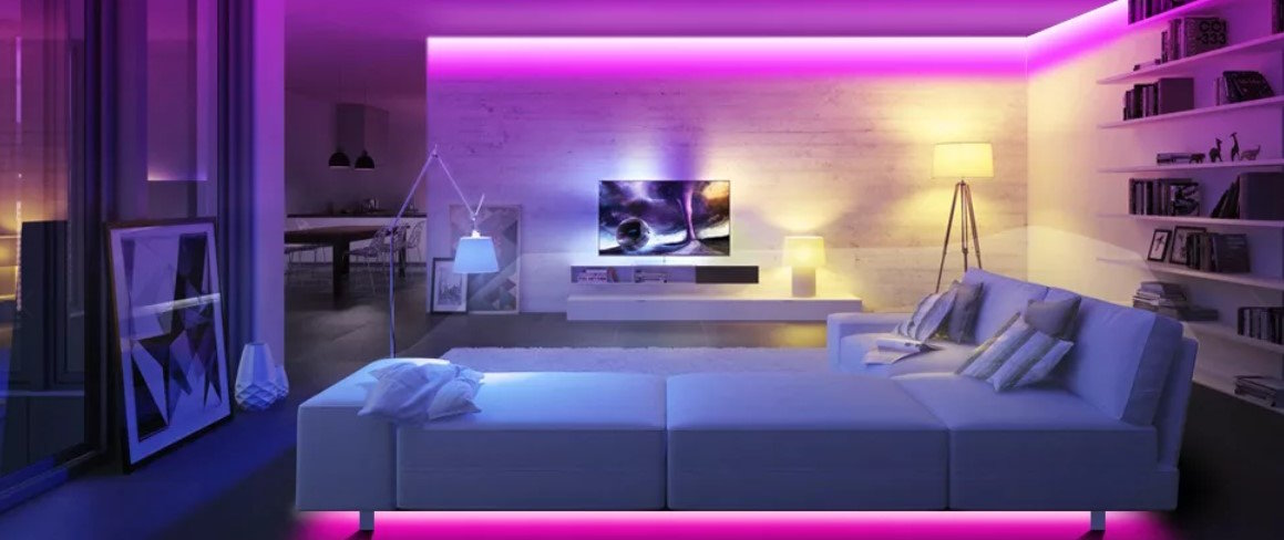 Умное LED-освещение как часть дизайна: светильники, ленты и встроенные решения